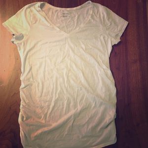 White maternity T-shirt